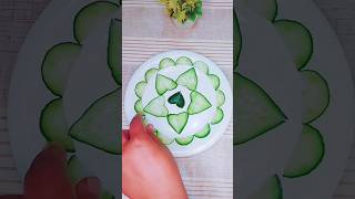 #cucumbercarving #vegetableart #saladcarving #art #cuttingfruit #easylifehack #painting #crafts