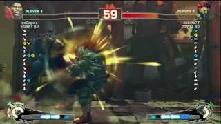 Tokido [Akuma] vs - R - [Balrog] SSF4 Japanese Online Ranked Matches - TRUE-HD