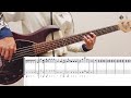 【ベースtab譜】マザーロード saucy dog【bass cover】