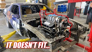 Toast's NEW 1,500hp Supercharged Big Block is WAY TOO BIG!!! (Chopping the Front End Off)