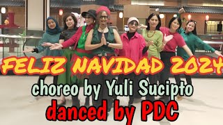 Feliz Navidad 2024 line dance, chor.by Yuli Sucipto(INA), danced by PDC(INA)