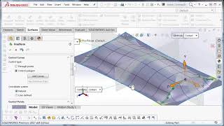 SOLIDWORKS - Freeform Tool