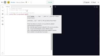 Intro to Python - print(), input(), and comments