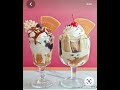 banana split and sundae ice cream stock#asmr#shorts