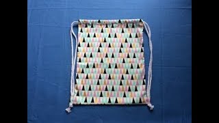 DIY BACKPACK | DRAWSTRING BAG | DIY BAG | TOTE BAG|HOW TO MAKE DRAWSTRING BACKPACK |SEWING TUTORIAL