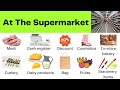 At The Supermarket | English Vocabulary