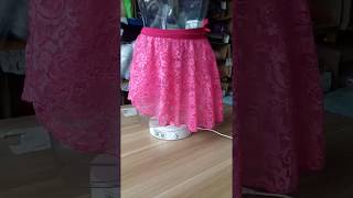 565305 Deep Pink HDW DANCE Lace Wrap Skirts for Ladies and Girls