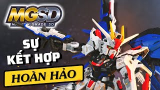 Đánh giá mô hình lắp ráp Bandai ZGMF-X10A FREEDOM GUNDAM - MGSD | Dòng SD có khung xương cực đỉnh