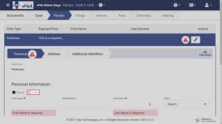 OFS EFSP How to Start a New Case Cook County