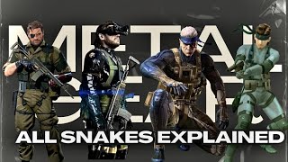 All Snakes Explained in Metal Gear Solid!