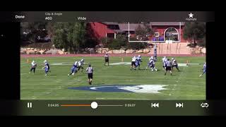 #1 Kama vs Cate HS / pass reception #60