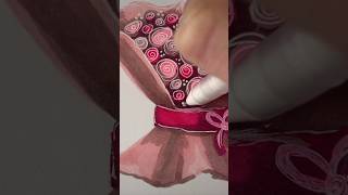 How to draw a rose bouquet 💐 without drawing roses 🌹 #arttutorial #roses #valentinesday