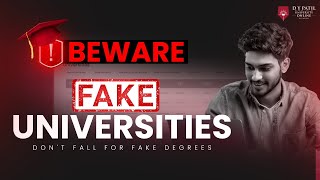 20+ Fake Universities Busted 😲 Check This Now!