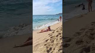 🇹🇷 Damlataş Beach🌴|🌞 Alanya TURKEY 2024 |🌊 photo shoot 【4K】🏝🏖🔥😍 #shorts #beach