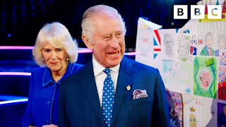 King Charles III and Queen Consort Camilla Awarded GOLD Blue Peter Badges 👑 | CBBC
