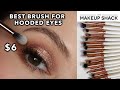 Affordable eye makeup brushes | Makeup Shack Eyeshadow Brushes Review, Demo and Comparisons