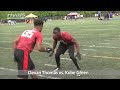 rcs miami wr vs. db part 2 focus on top dbs