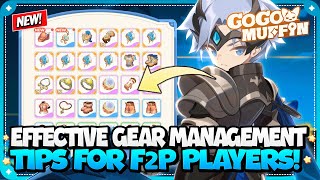 Effective Gear Management Tips for F2P Players – Maximize Resources! | Go Go Muffin!