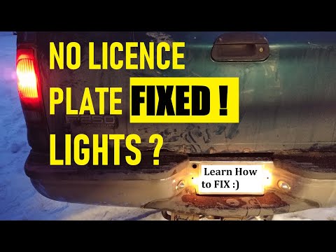 Is there a fuse for number plate lights?