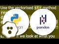 How to replace text in a string column of a Pandas dataframe?