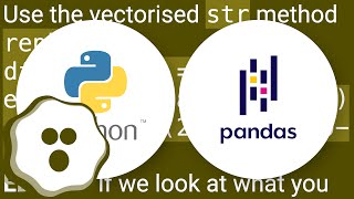How to replace text in a string column of a Pandas dataframe?