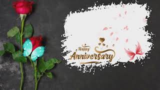 Happy anniversary background template video// Anniversary animated template//Anniversary video