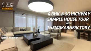 SAMPLE HOUSE OF OLIVE GREENS AT S G HIGHWAY, AHMEDABAD. READY TO MOVE 4 BHK APARTMENT AT AHMEDABAD.