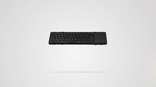 Mcbazel Business Full-size Folding Wireless Keyboard with Touchpad for Tablet/Mobile Phone/PC-PU