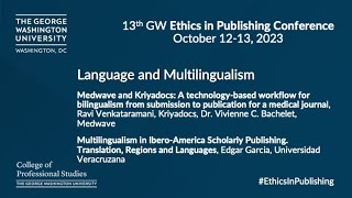 Language and Multilingualism: GW Ethics in Publishing Conference 2023