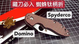 【小刀客】Spyderco Domino 详评 C172CFRDTIP