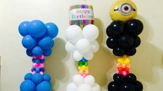 Fancy Balloon Columns! Unique Party Decorations