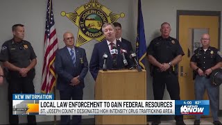 What does St. Joseph County’s ‘High Intensity Drug Trafficking Area’ designation mean?