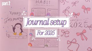 How to make your own journal❤️part 2|| Monthly journaling ideas🎀|| Pinterest inspired☺️#journalsetup