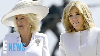 Queen Camilla's AWKWARD Moment with French First Lady: A Royal Faux Pas? | E! Ne