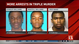 3 more held in triple murder investigation