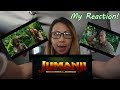 JUMANJI: WELCOME TO THE JUNGLE - OFFICIAL TRAILER (MY REACTION)