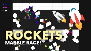 Rocket Race - Algodoo Marble Race