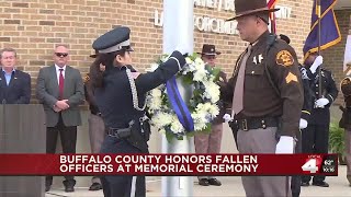 Buffalo County honor fallen officers with memorial ceremony