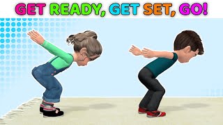 GET MOVING EXERCISES FOR KIDS - GET READY, GET SET, GO!