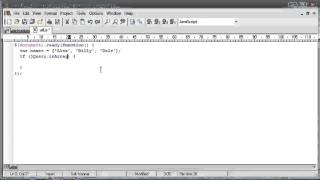 jQuery 92 inArray