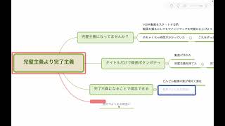 完璧主義より完了主義