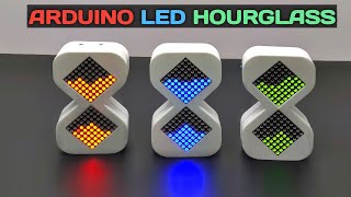 3D printed LED HOURGLASS