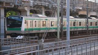 【E233系電車走行音　添乗音】　508F　快速　新宿　モハE233－7027　赤羽ー新宿