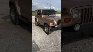 1999 Jeep Wrangler Sahara ready to rock #shorts