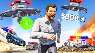 I survived a 5,000 star wanted level in GTA 5