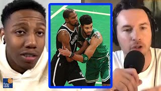 JJ Redick and RJ Barrett On Kevin Durant's Struggles Against The Celtics Overwhelming Defense