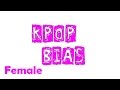 My top 5 Kpop Bias female