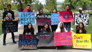 Armenian Genocide Silent Protest