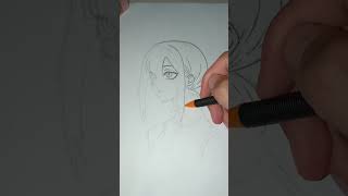 draw anime girl  #drawing #anime #art #howtodrawanime #draw