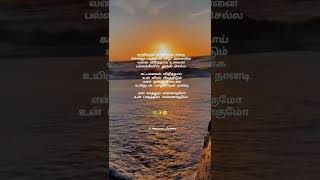 Venmegam Pennaga Song  Lyrics | Magical Frames | WhatsApp Status Tamil | Tamil Lyrics Song |